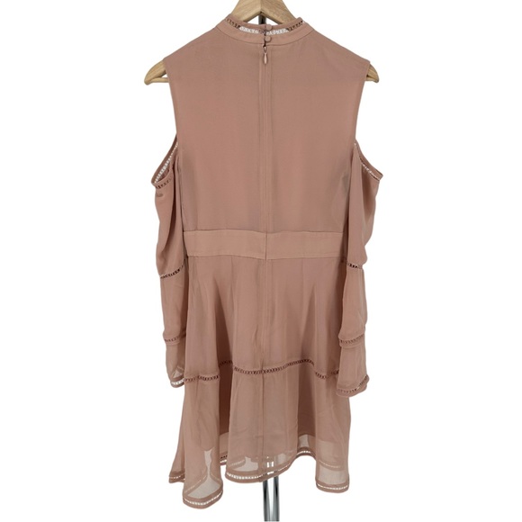 Keepsake The Label Night Dance Cold Shoulder Long Sleeve Mini Dress size Small - Picture 8 of 13